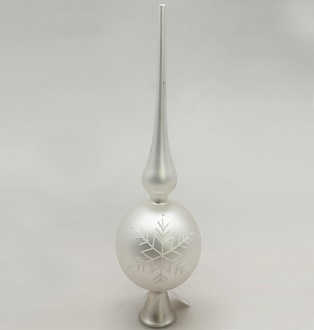 Glass Christmas decoration Topper